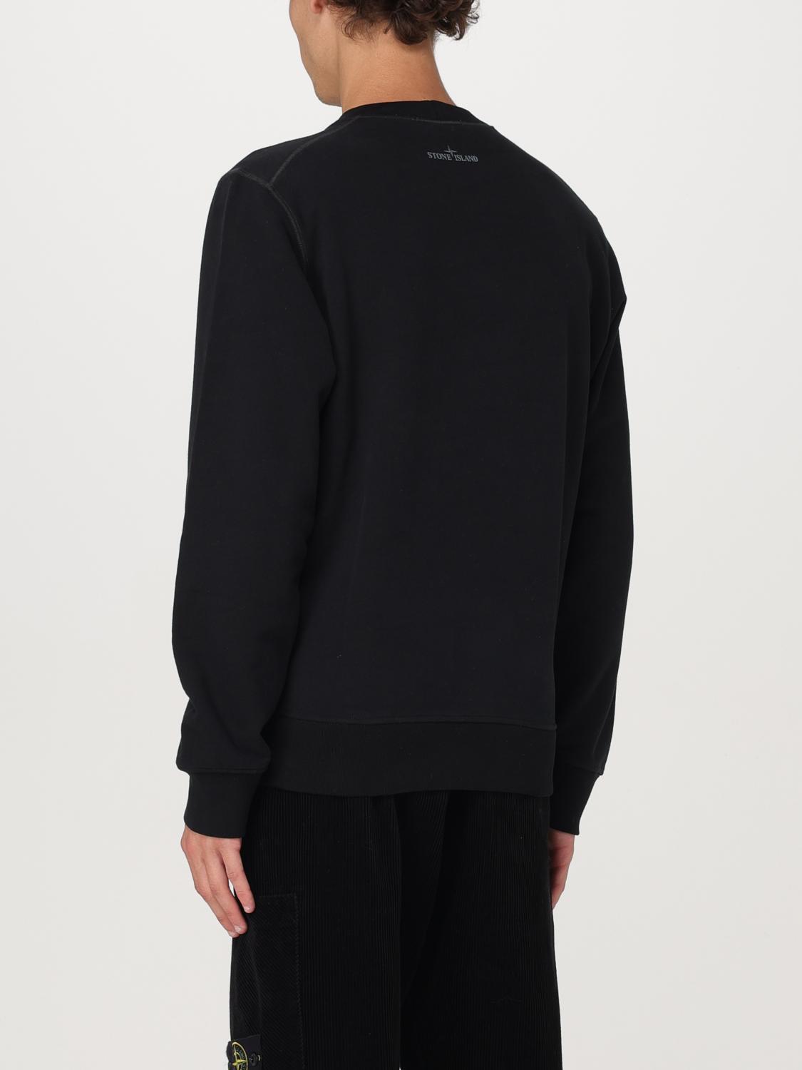 STONE ISLAND SUDADERA: Sudadera hombre Stone Island, Negro - Img 3