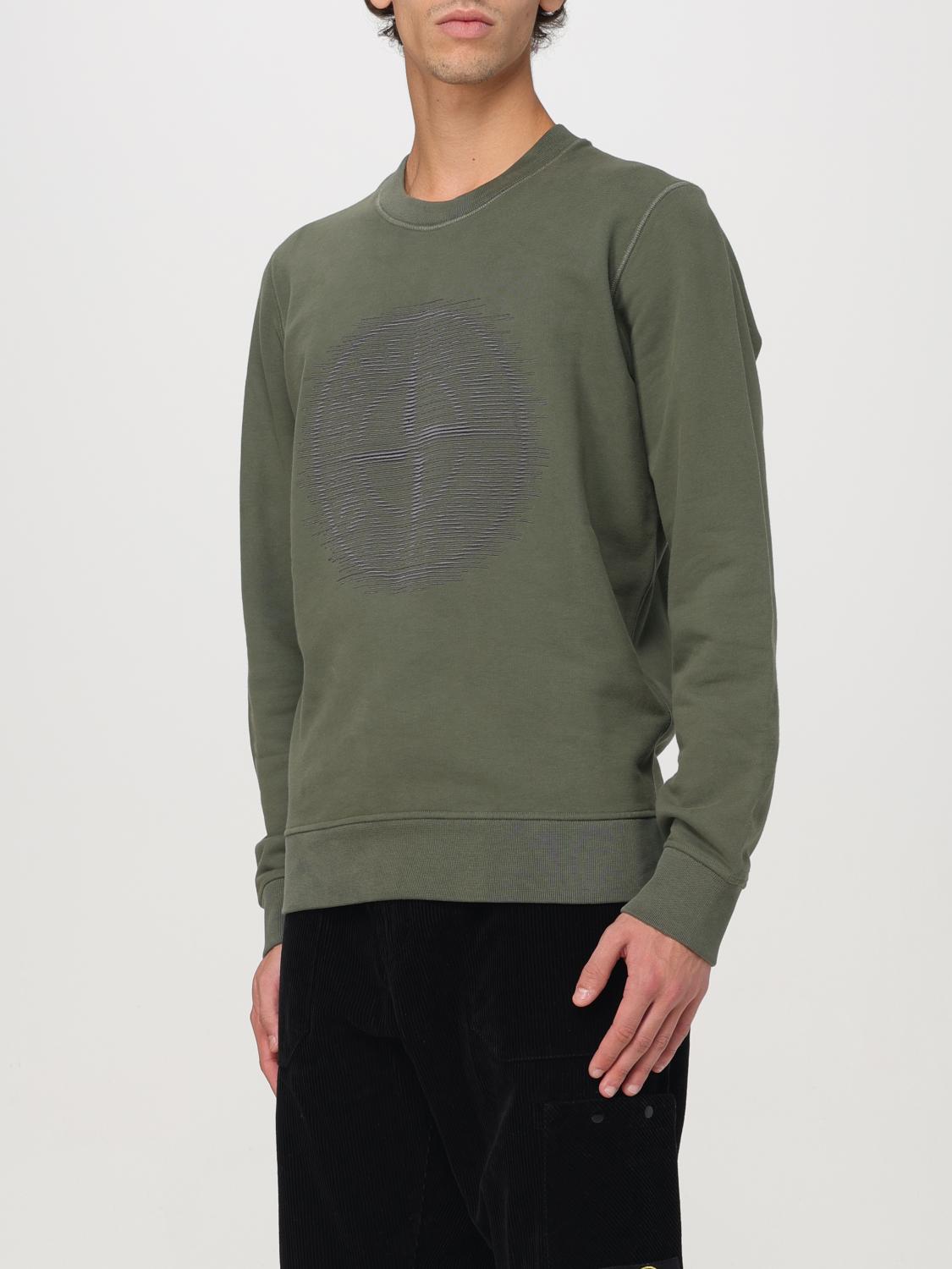 STONE ISLAND SUDADERA: Sudadera hombre Stone Island, Militar - Img 4