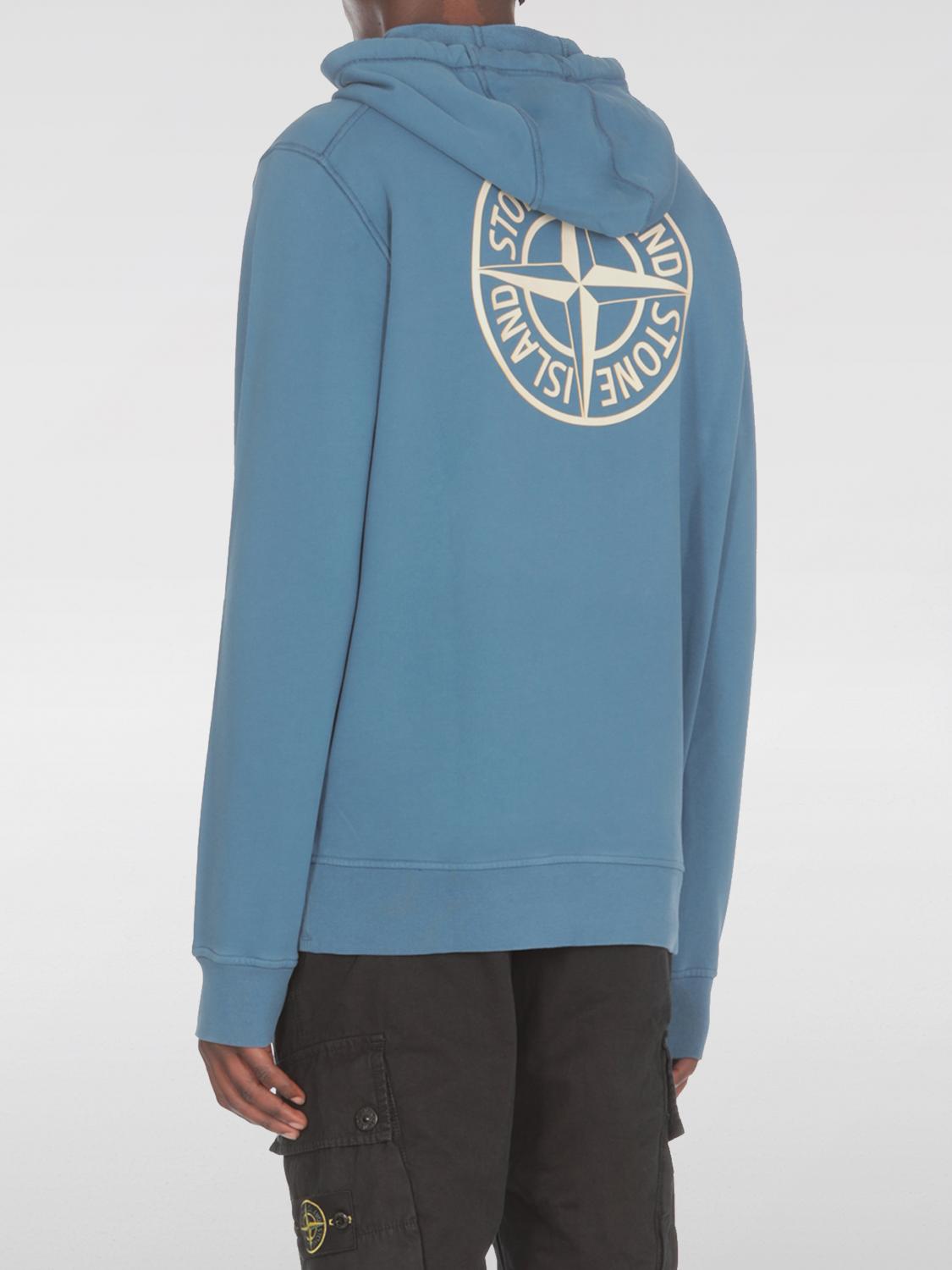 STONE ISLAND SUDADERA: Sudadera hombre Stone Island, Azul Claro - Img 2