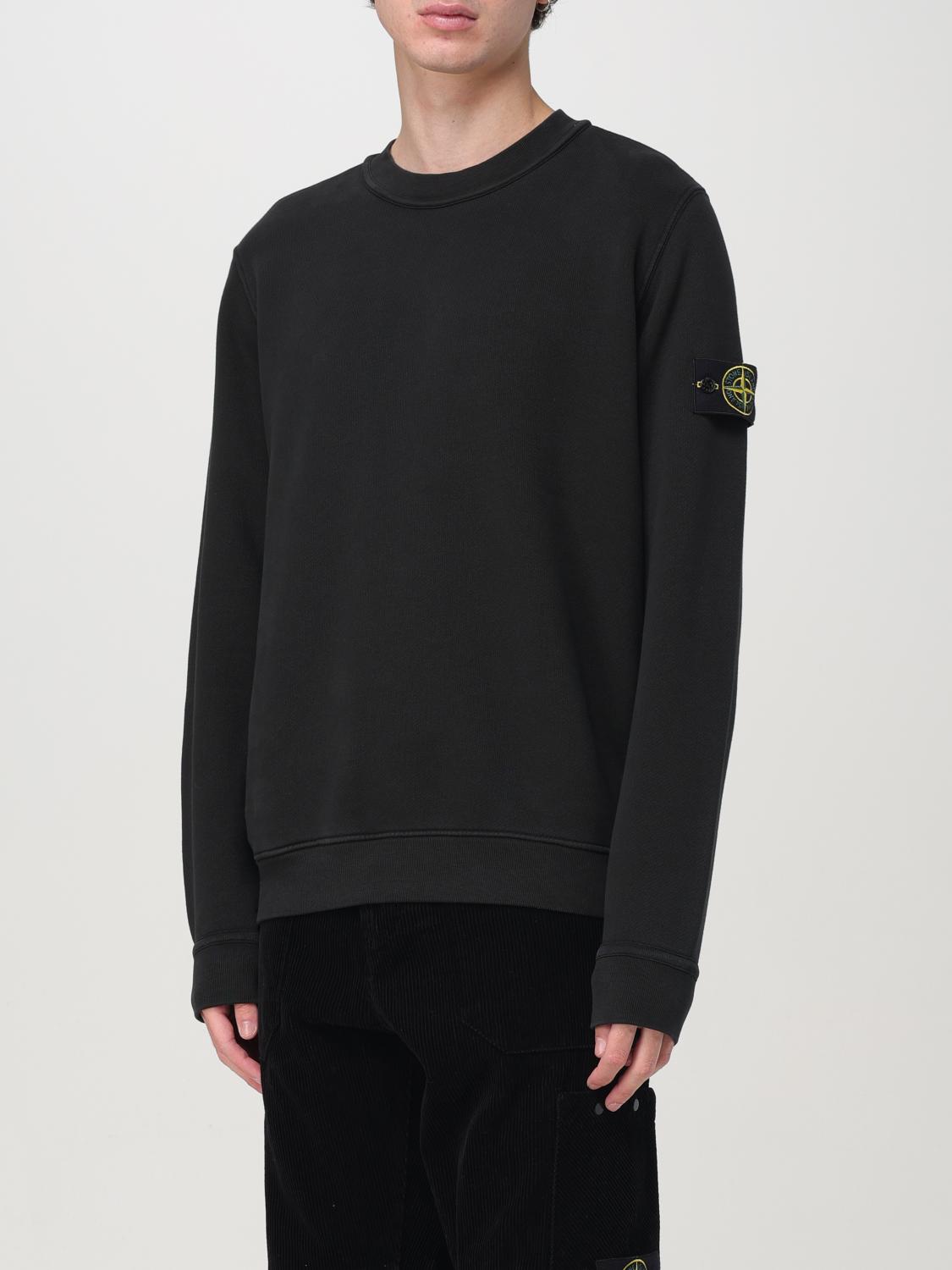 STONE ISLAND SUDADERA: Sudadera hombre Stone Island, Negro - Img 4