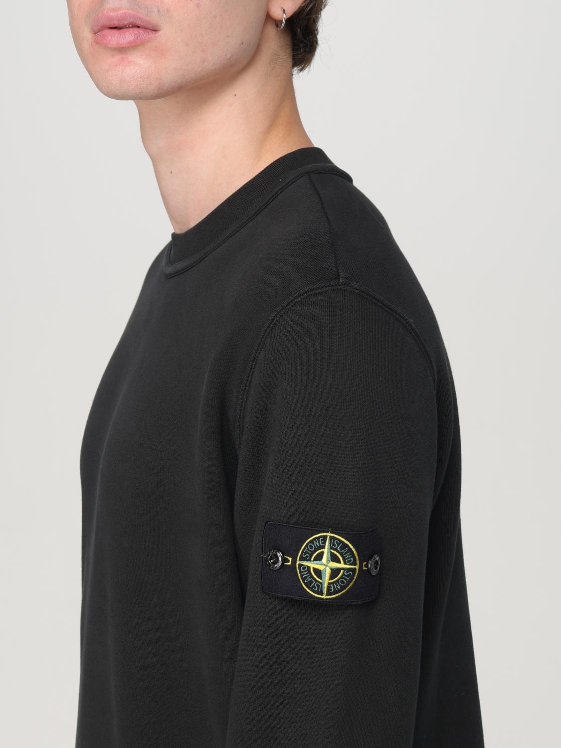 STONE ISLAND SUDADERA: Sudadera hombre Stone Island, Negro - Img 5