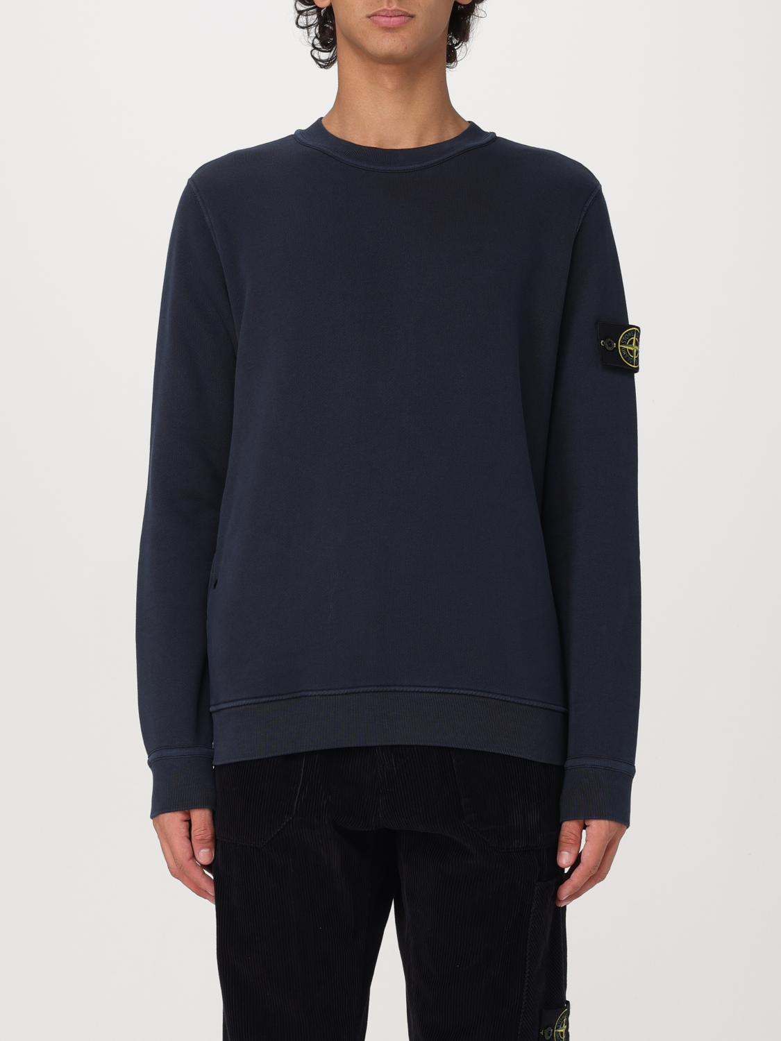 STONE ISLAND SUDADERA: Sudadera hombre Stone Island, Azul Oscuro - Img 1