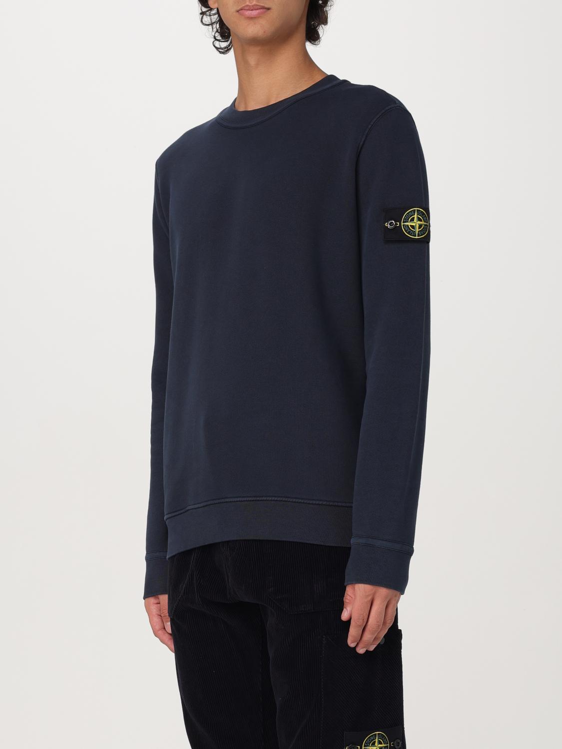 STONE ISLAND SUDADERA: Sudadera hombre Stone Island, Azul Oscuro - Img 4