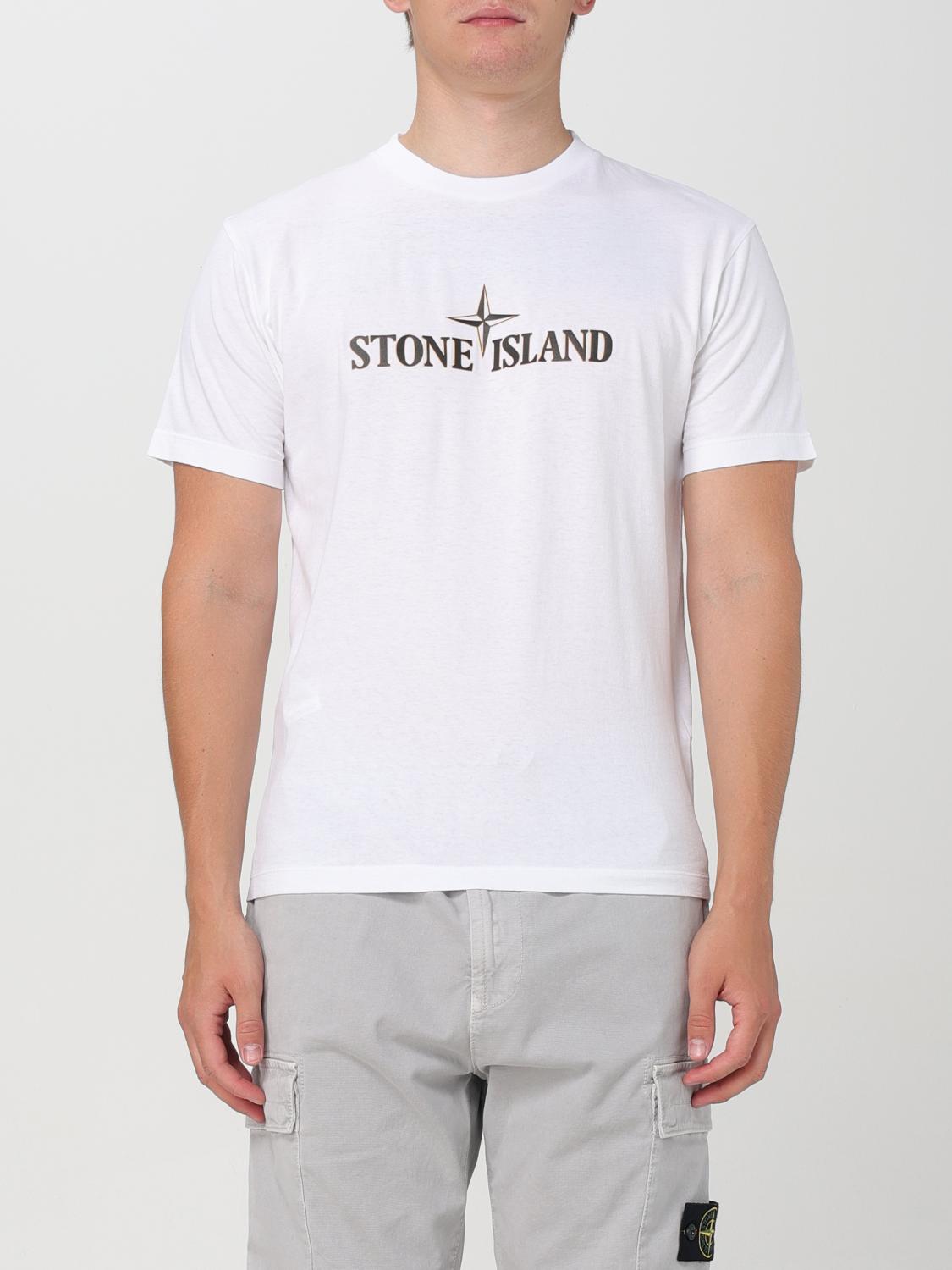 Stone Island Tシャツ メンズ - ホワイト | 81152NS80 | GIGLIO.COM