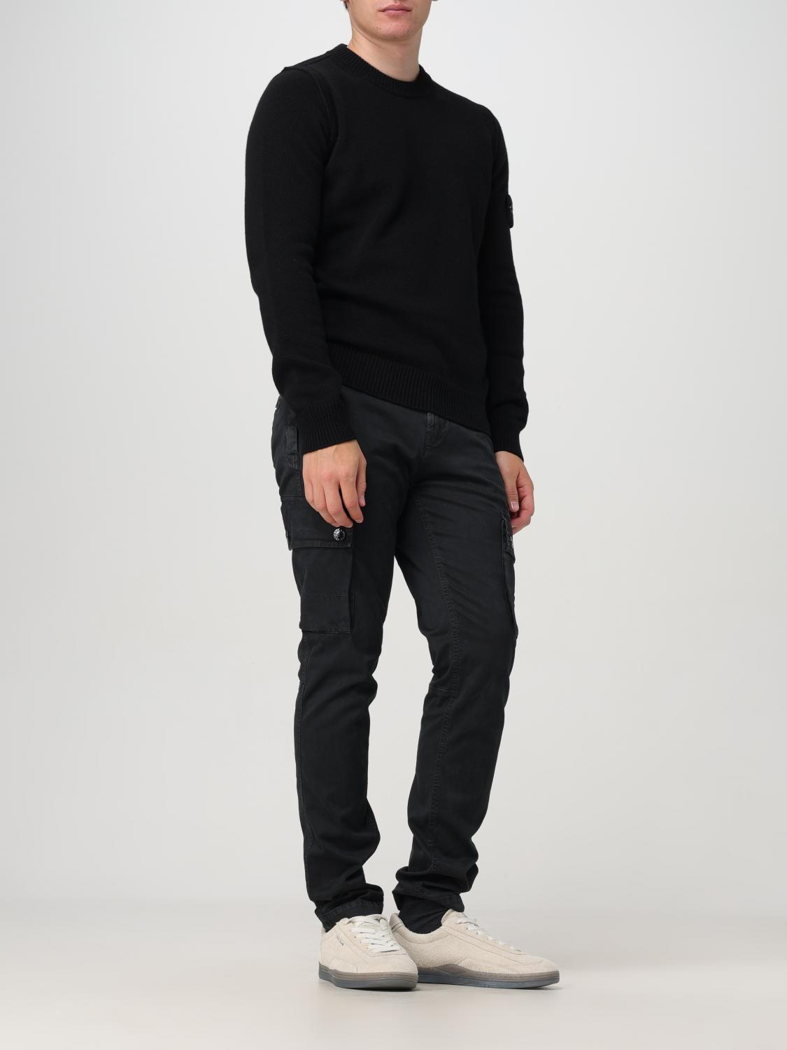 STONE ISLAND PULLOVER: Pullover herren Stone Island, Schwarz - Img 2