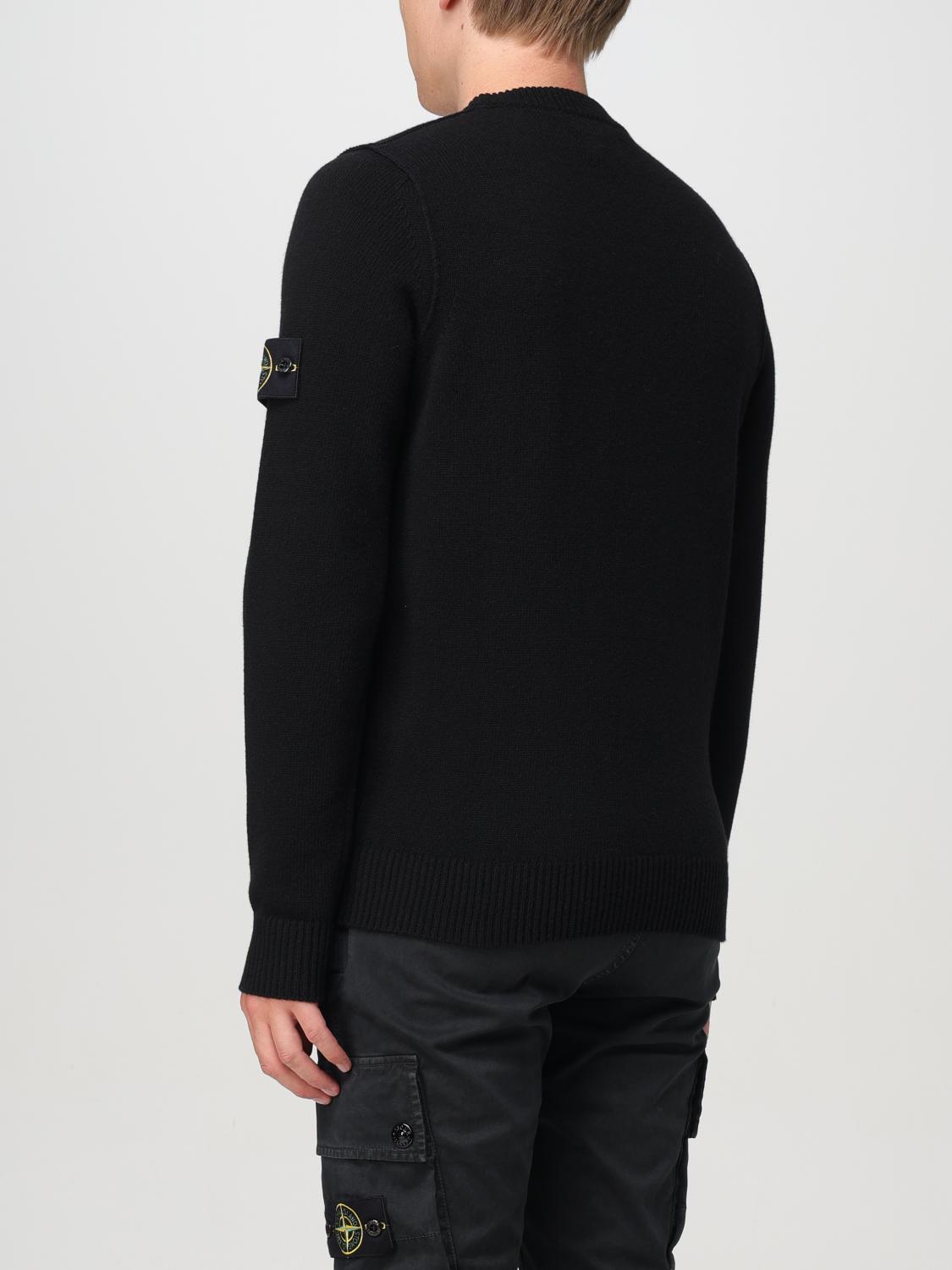 STONE ISLAND PULLOVER: Pullover herren Stone Island, Schwarz - Img 3