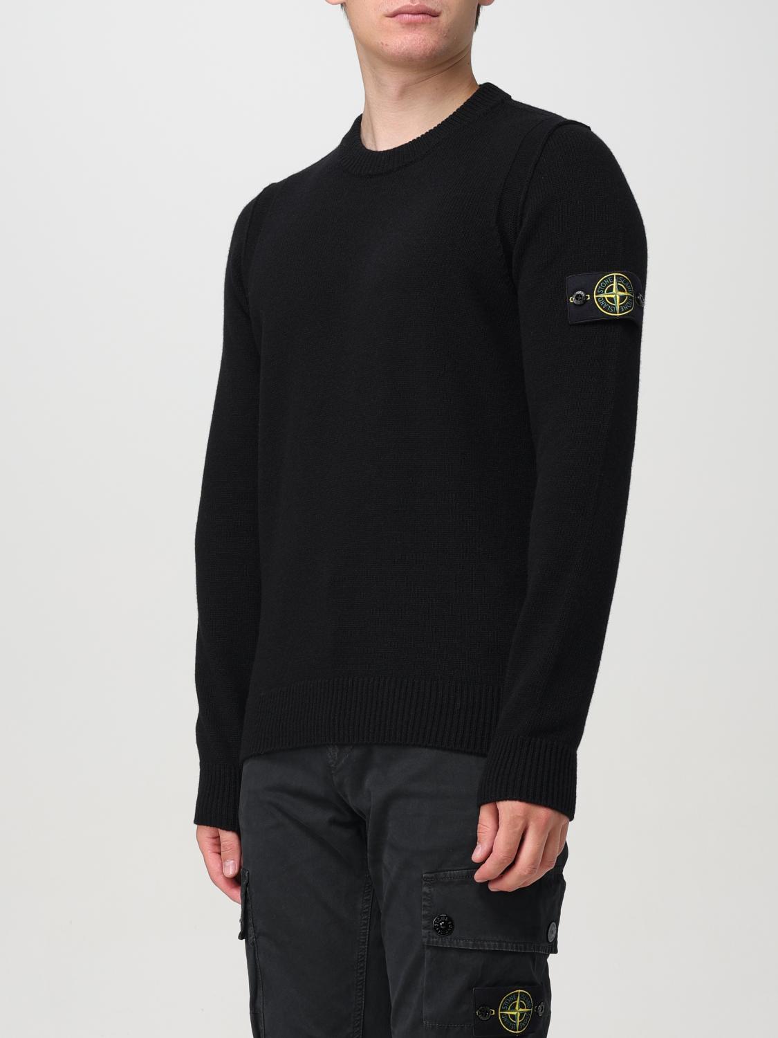 STONE ISLAND PULLOVER: Pullover herren Stone Island, Schwarz - Img 4