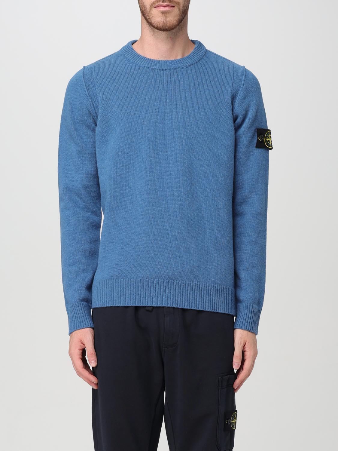 STONE ISLAND PULLOVER: Pullover herren Stone Island, Blau - Img 1