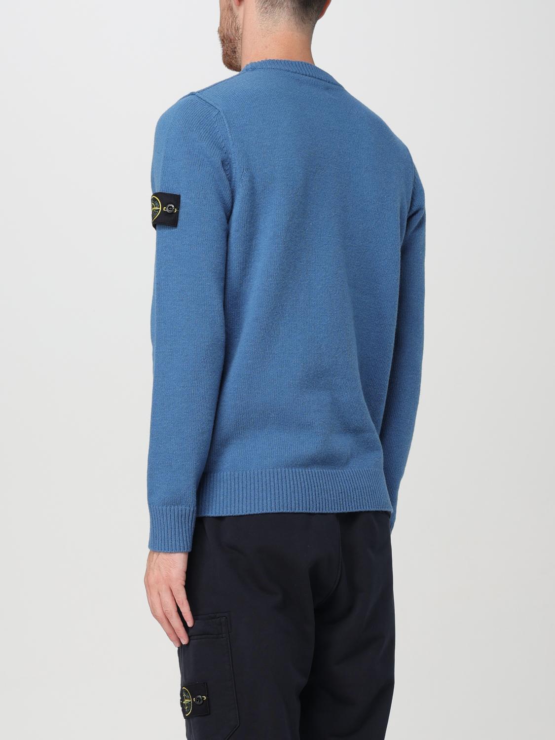 STONE ISLAND PULLOVER: Pullover herren Stone Island, Blau - Img 3