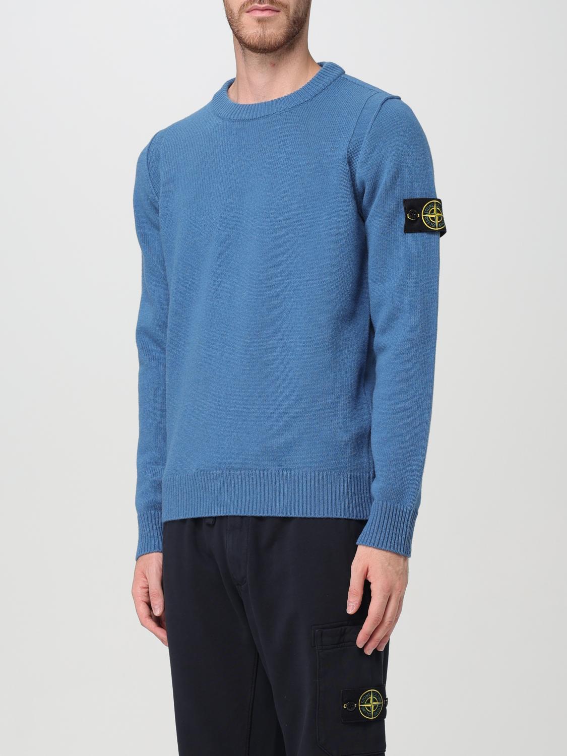 STONE ISLAND PULLOVER: Pullover herren Stone Island, Blau - Img 4