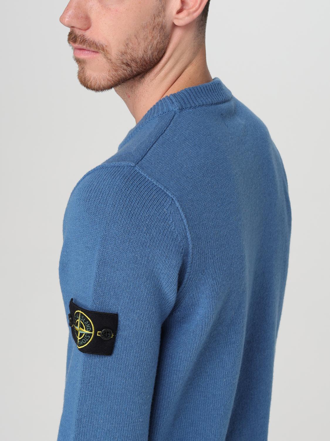 STONE ISLAND PULLOVER: Pullover herren Stone Island, Blau - Img 5