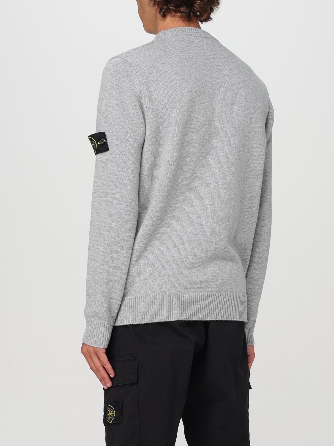 STONE ISLAND PULLOVER: Pullover herren Stone Island, Grau - Img 3
