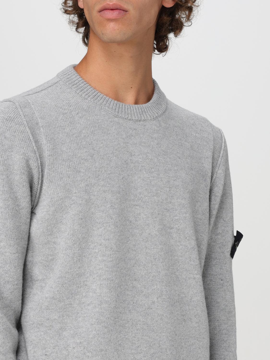 STONE ISLAND PULLOVER: Pullover herren Stone Island, Grau - Img 5