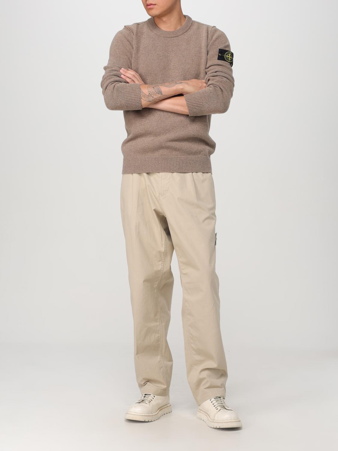 STONE ISLAND PULLOVER: Pullover herren Stone Island, Braun - Img 2