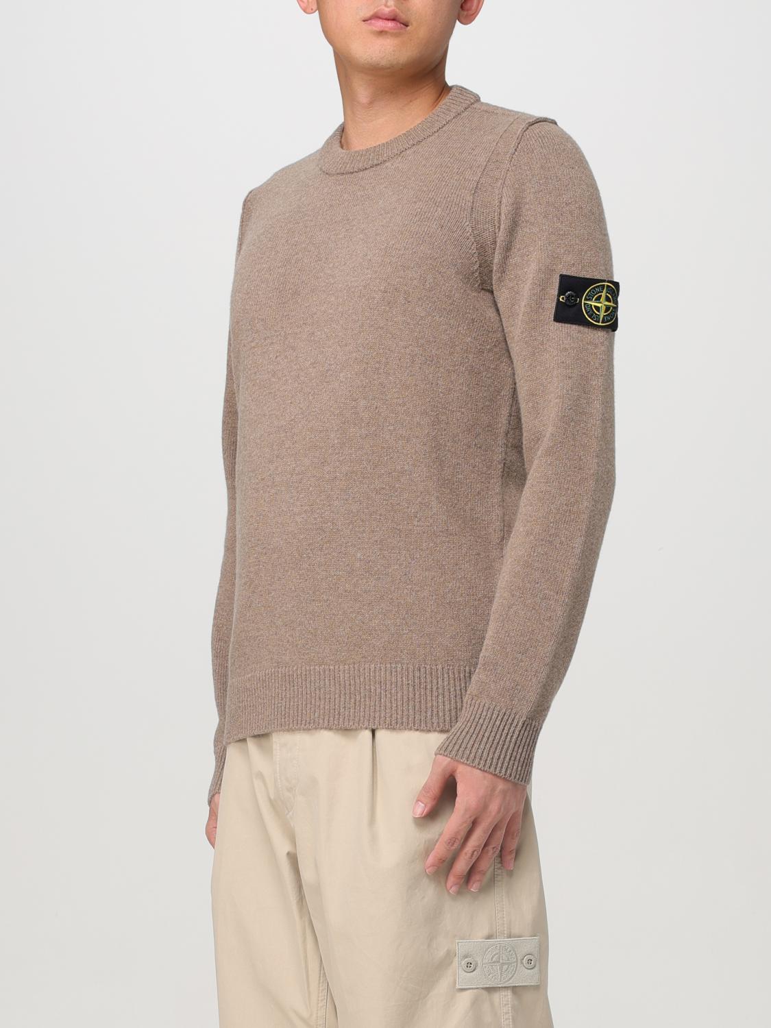 STONE ISLAND PULLOVER: Pullover herren Stone Island, Braun - Img 4