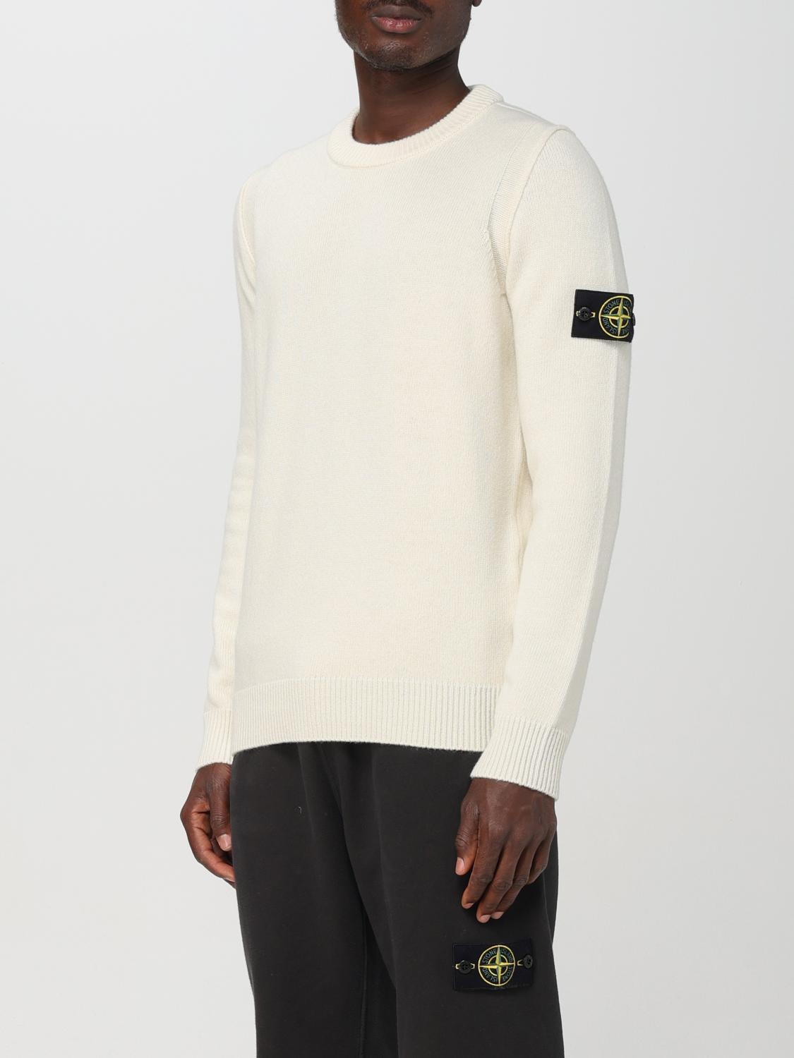 STONE ISLAND PULLOVER: Pullover herren Stone Island, Ivory - Img 4