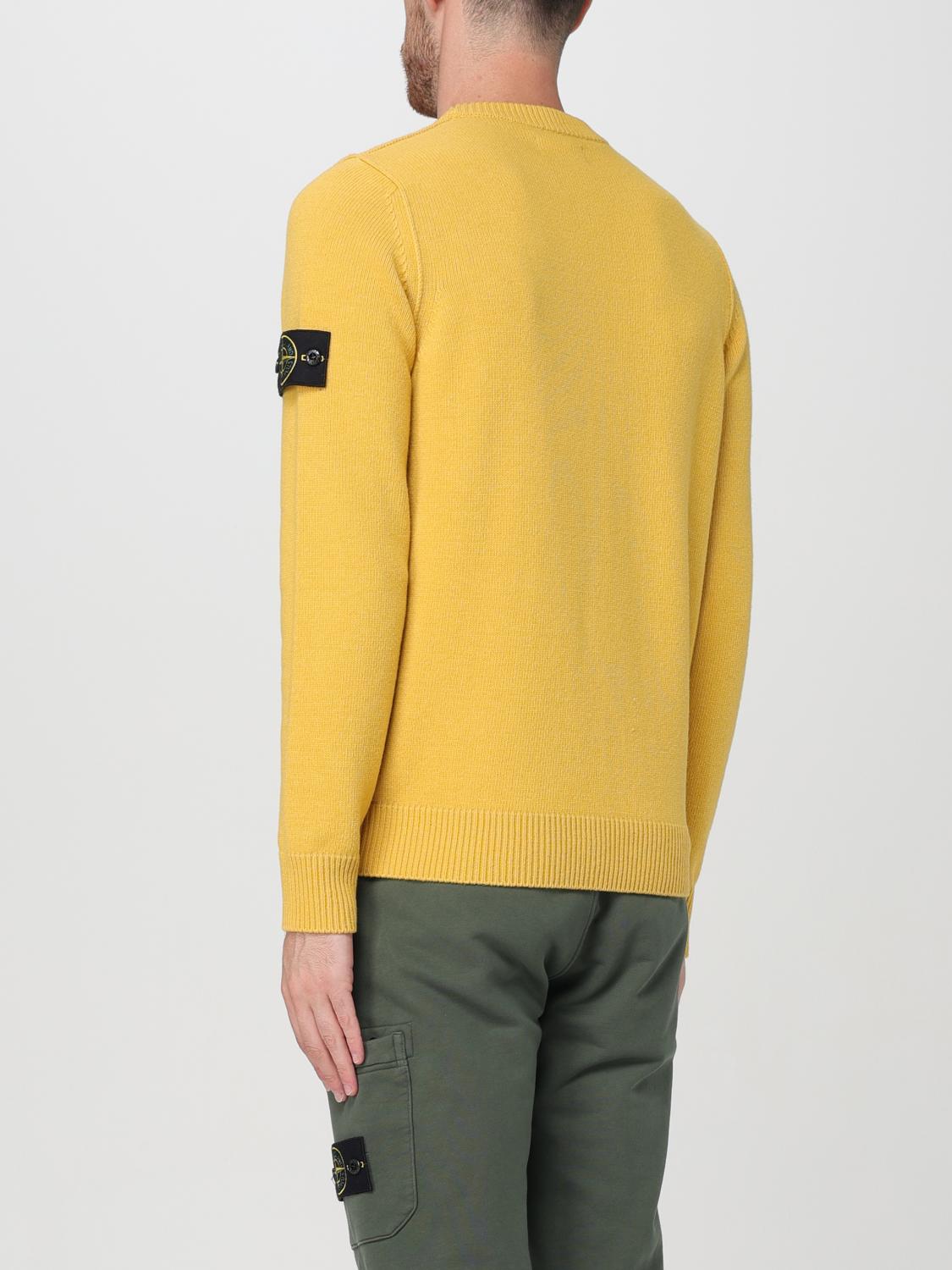 STONE ISLAND PULLOVER: Pullover herren Stone Island, Ocker - Img 3