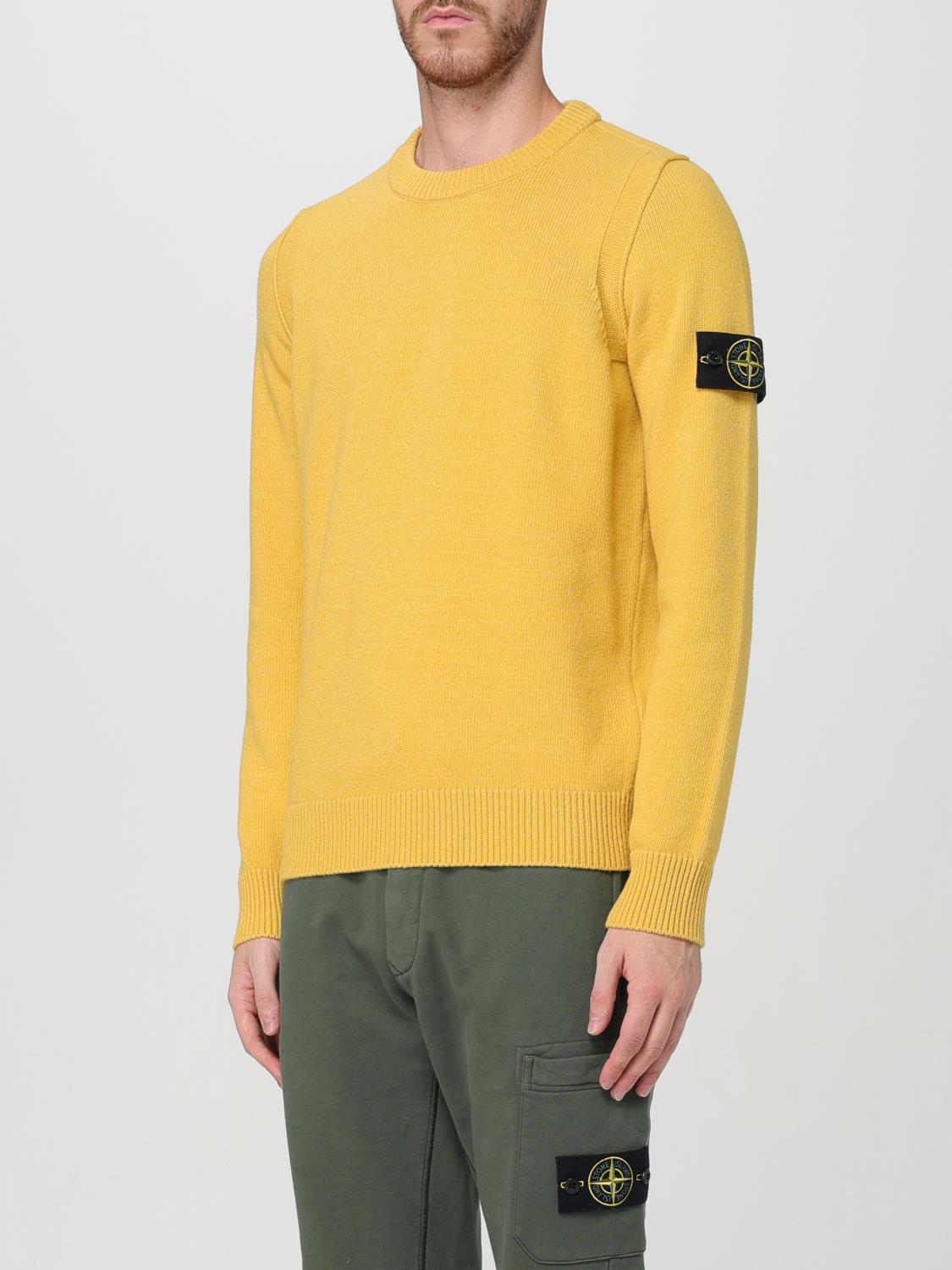 STONE ISLAND PULLOVER: Pullover herren Stone Island, Ocker - Img 4
