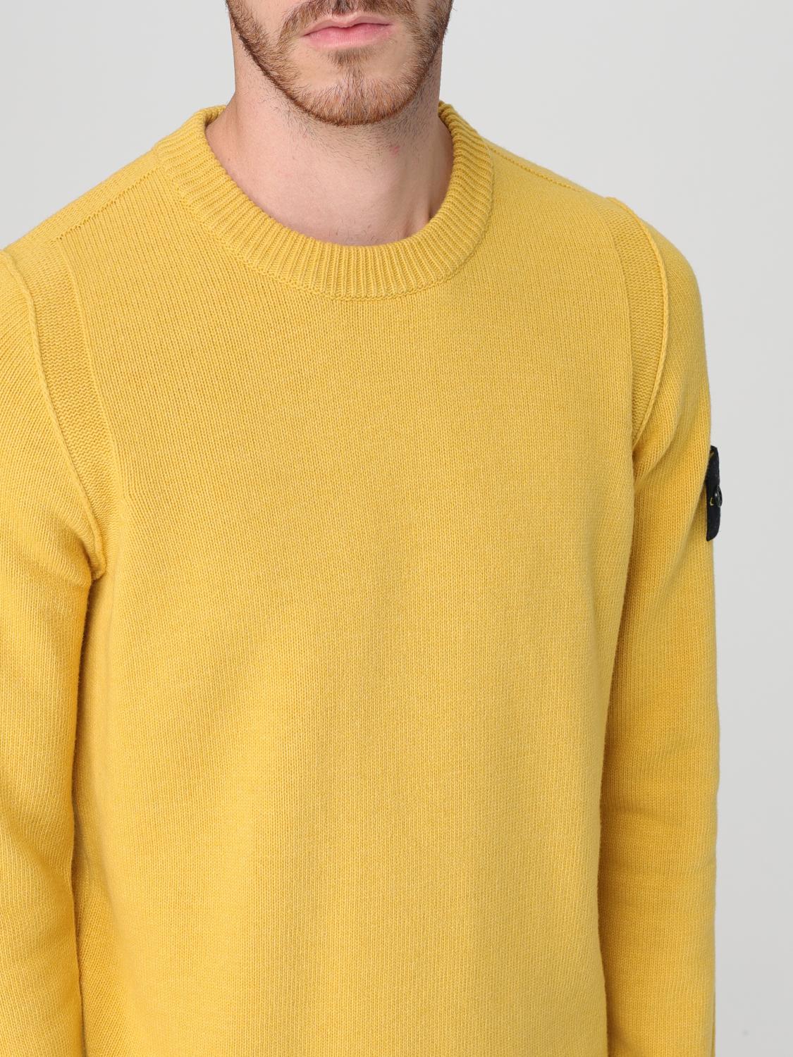 STONE ISLAND PULLOVER: Pullover herren Stone Island, Ocker - Img 5