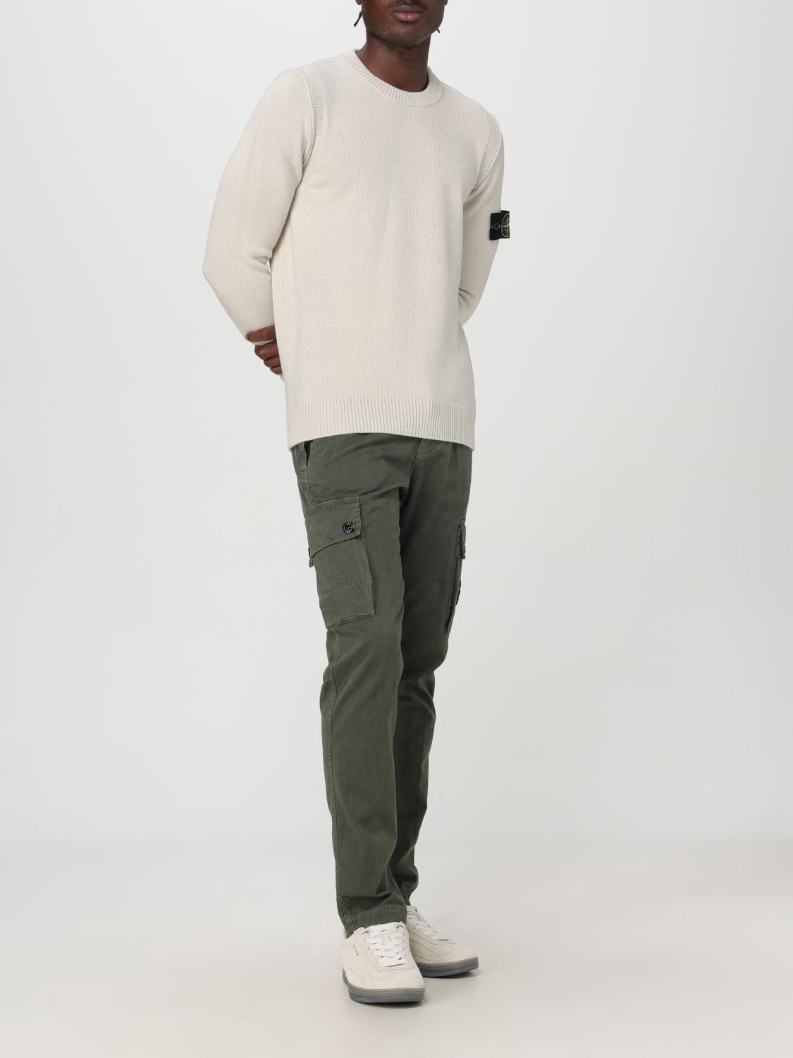 STONE ISLAND PULLOVER: Pullover herren Stone Island, Yellow Cream - Img 2