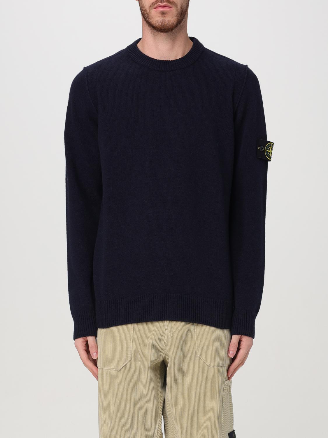 Giglio Maglia basic Stone Island in misto lana