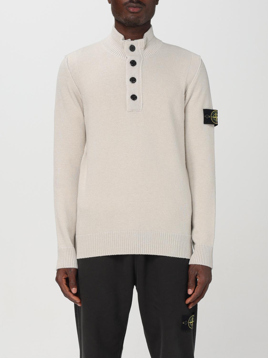 STONE ISLAND SWEATER: Sweater men Stone Island, White - Img 1