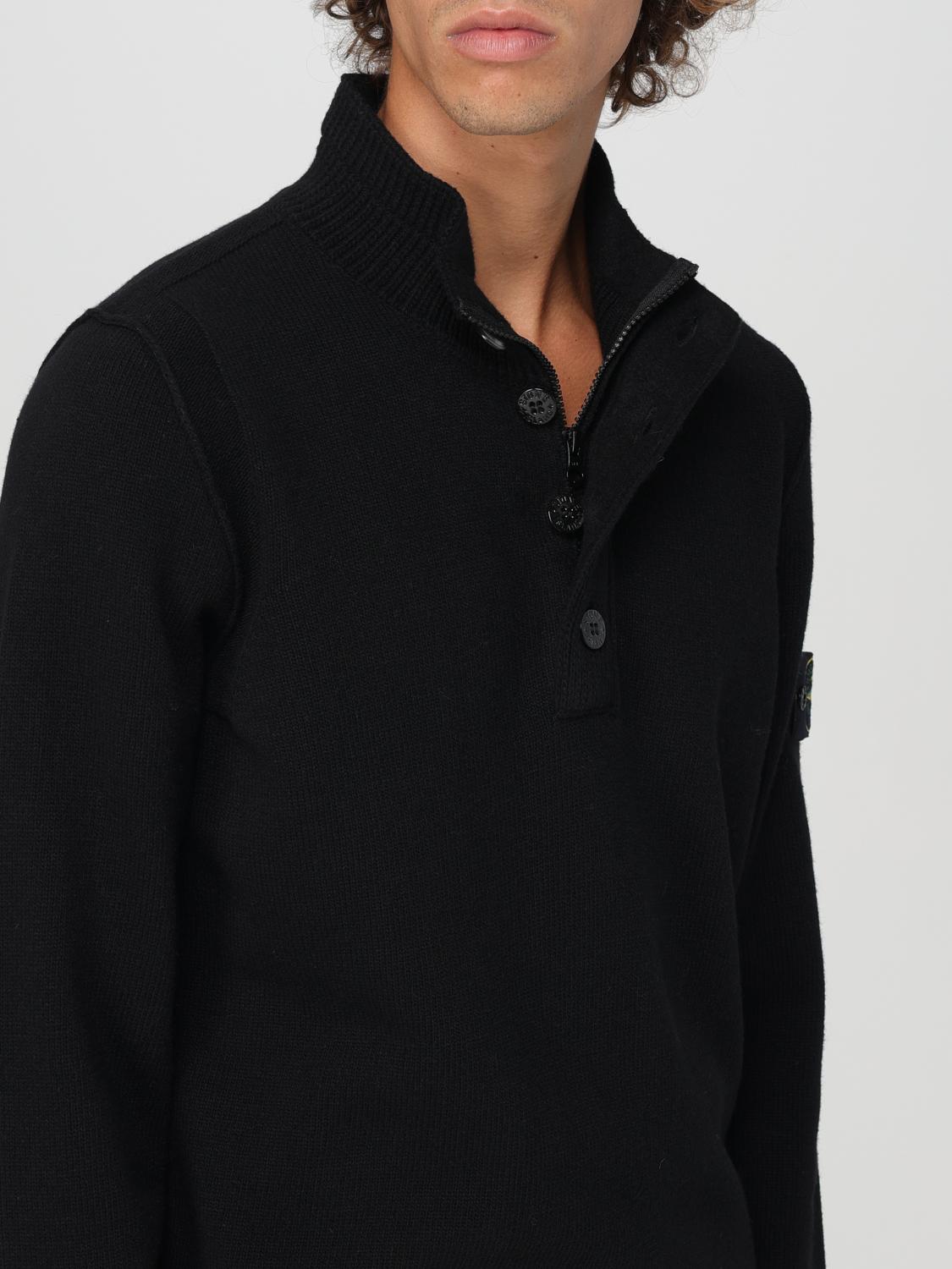 STONE ISLAND PULLOVER: Pullover herren Stone Island, Schwarz - Img 4