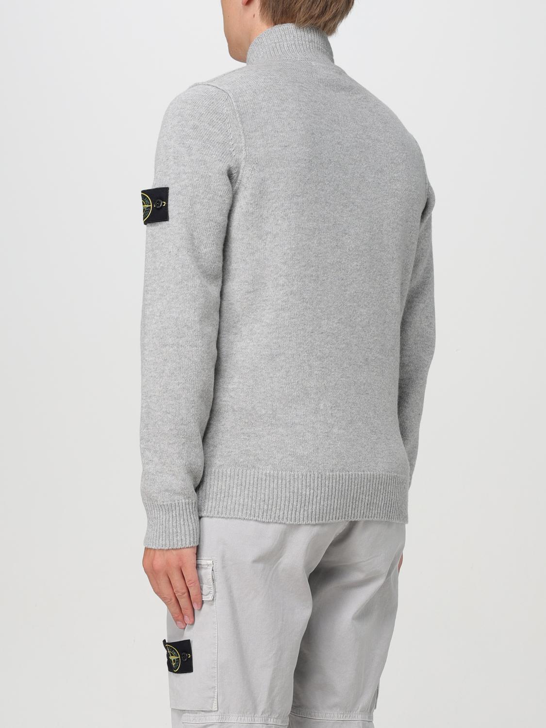 STONE ISLAND PULLOVER: Pullover herren Stone Island, Grau - Img 3
