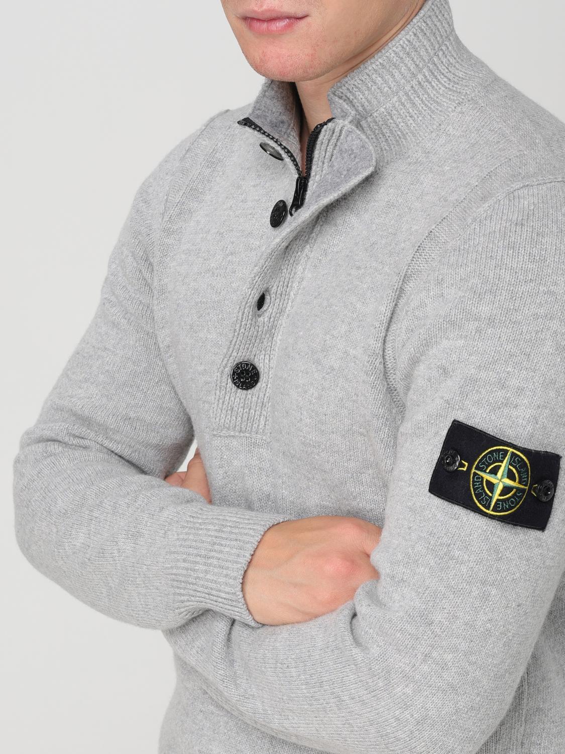 STONE ISLAND PULLOVER: Pullover herren Stone Island, Grau - Img 5