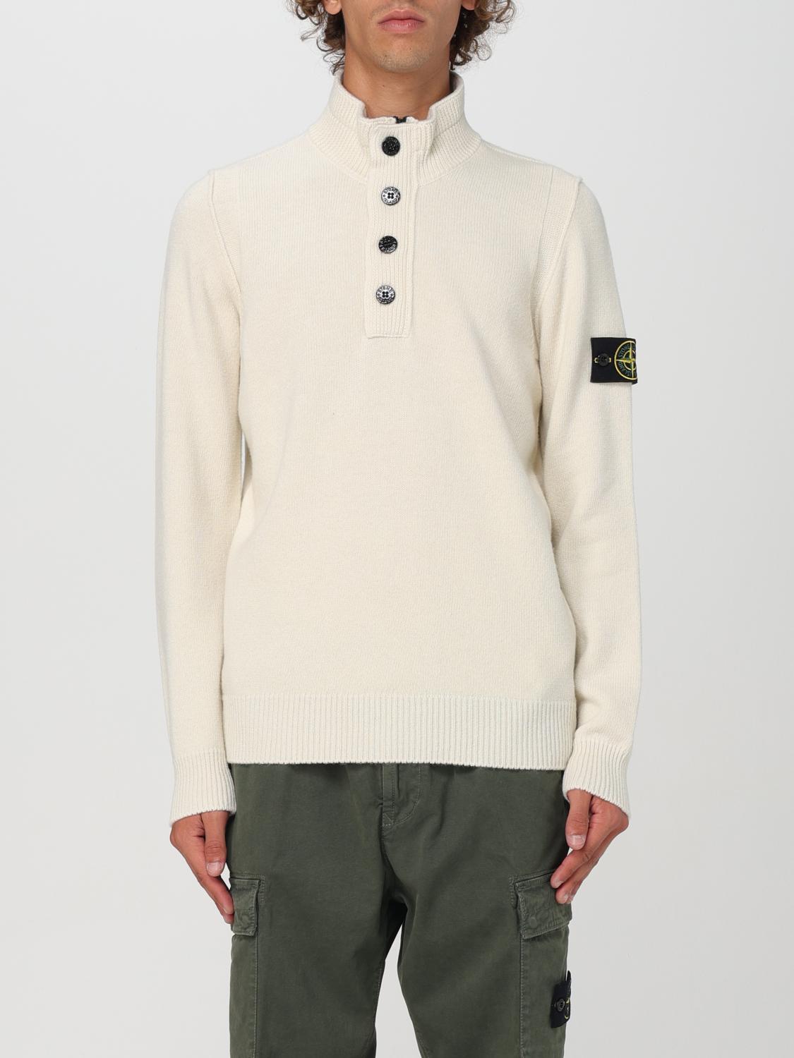 STONE ISLAND PULLOVER: Pullover herren Stone Island, Beige - Img 1
