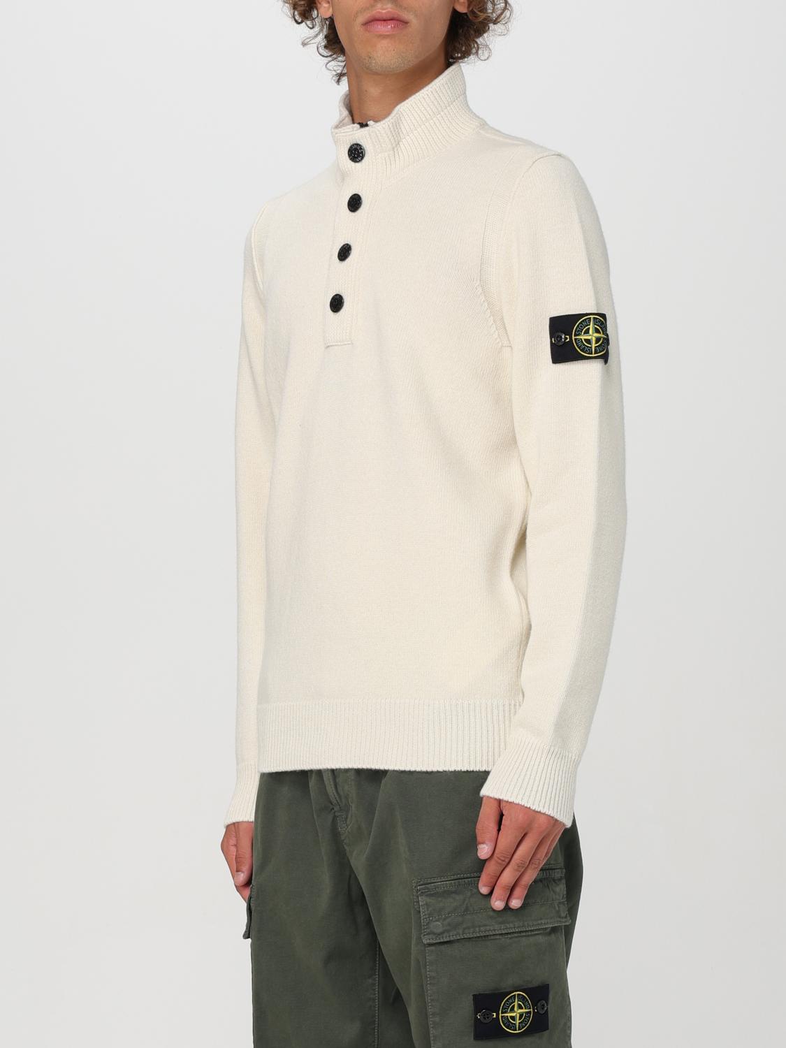 STONE ISLAND PULLOVER: Pullover herren Stone Island, Beige - Img 4