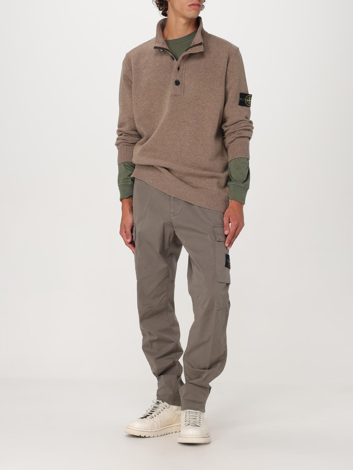 STONE ISLAND PULLOVER: Pullover herren Stone Island, Braun - Img 2