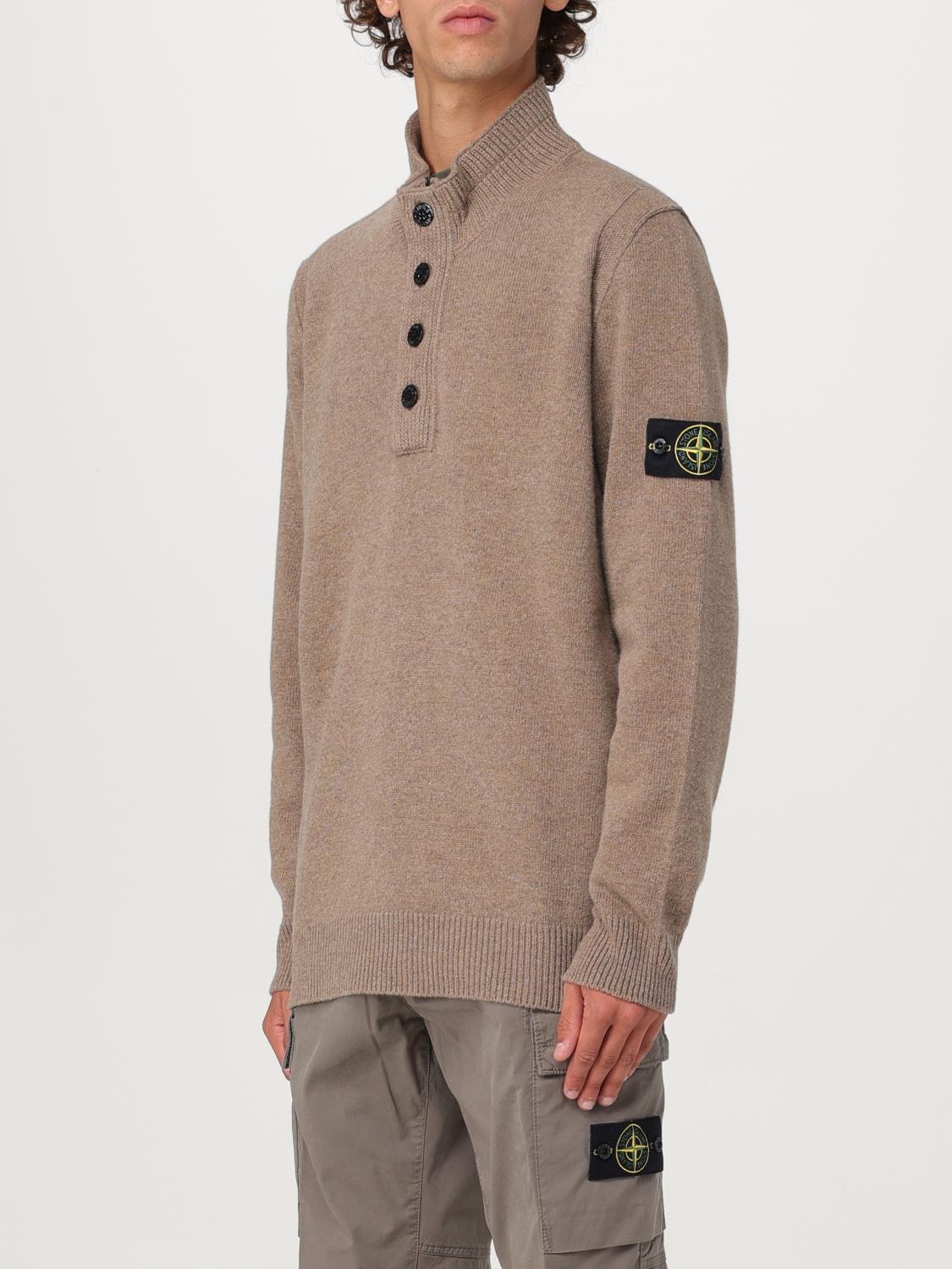 STONE ISLAND PULLOVER: Pullover herren Stone Island, Braun - Img 4