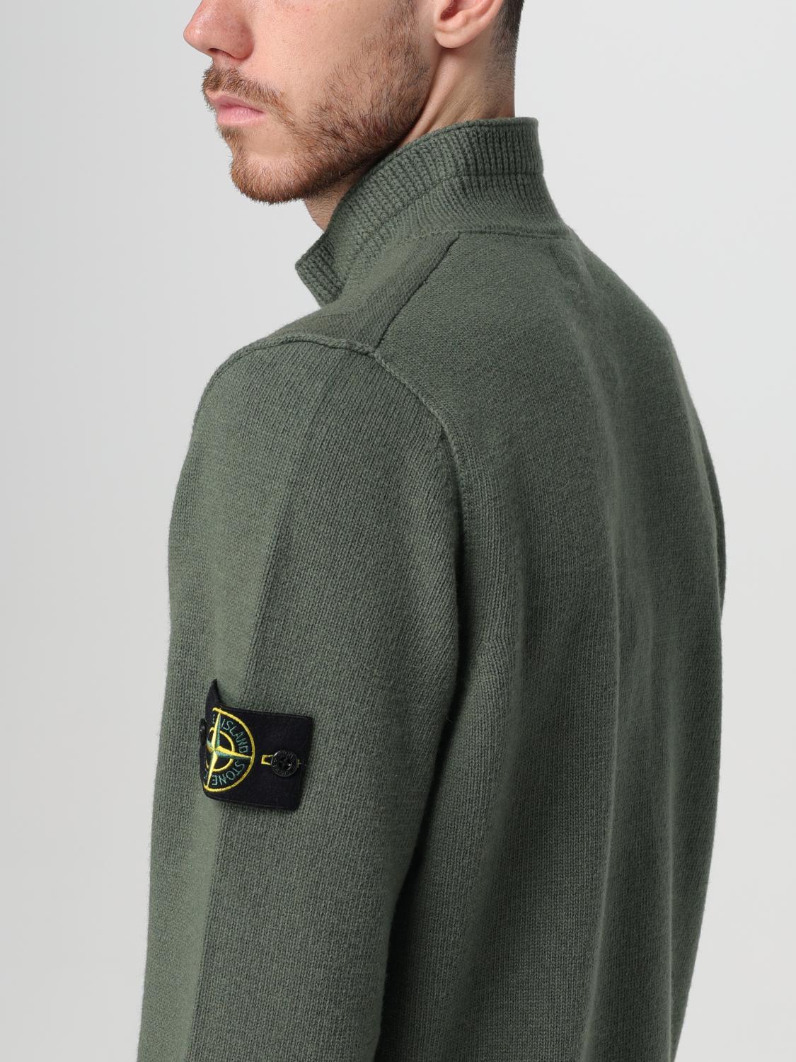 STONE ISLAND PULLOVER: Pullover herren Stone Island, Moosgrün - Img 5