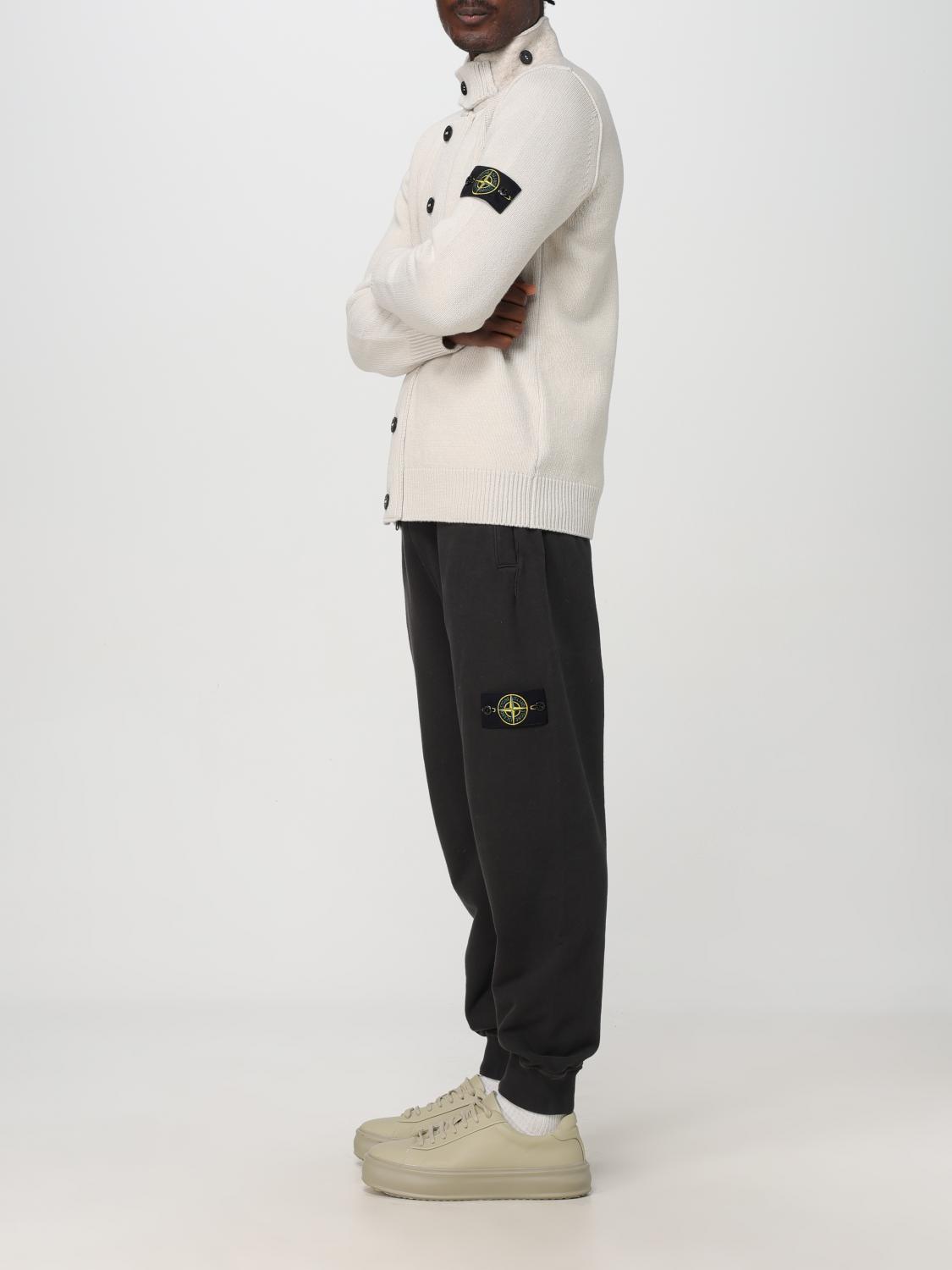 STONE ISLAND CARDIGAN: Sweater men Stone Island, White - Img 2