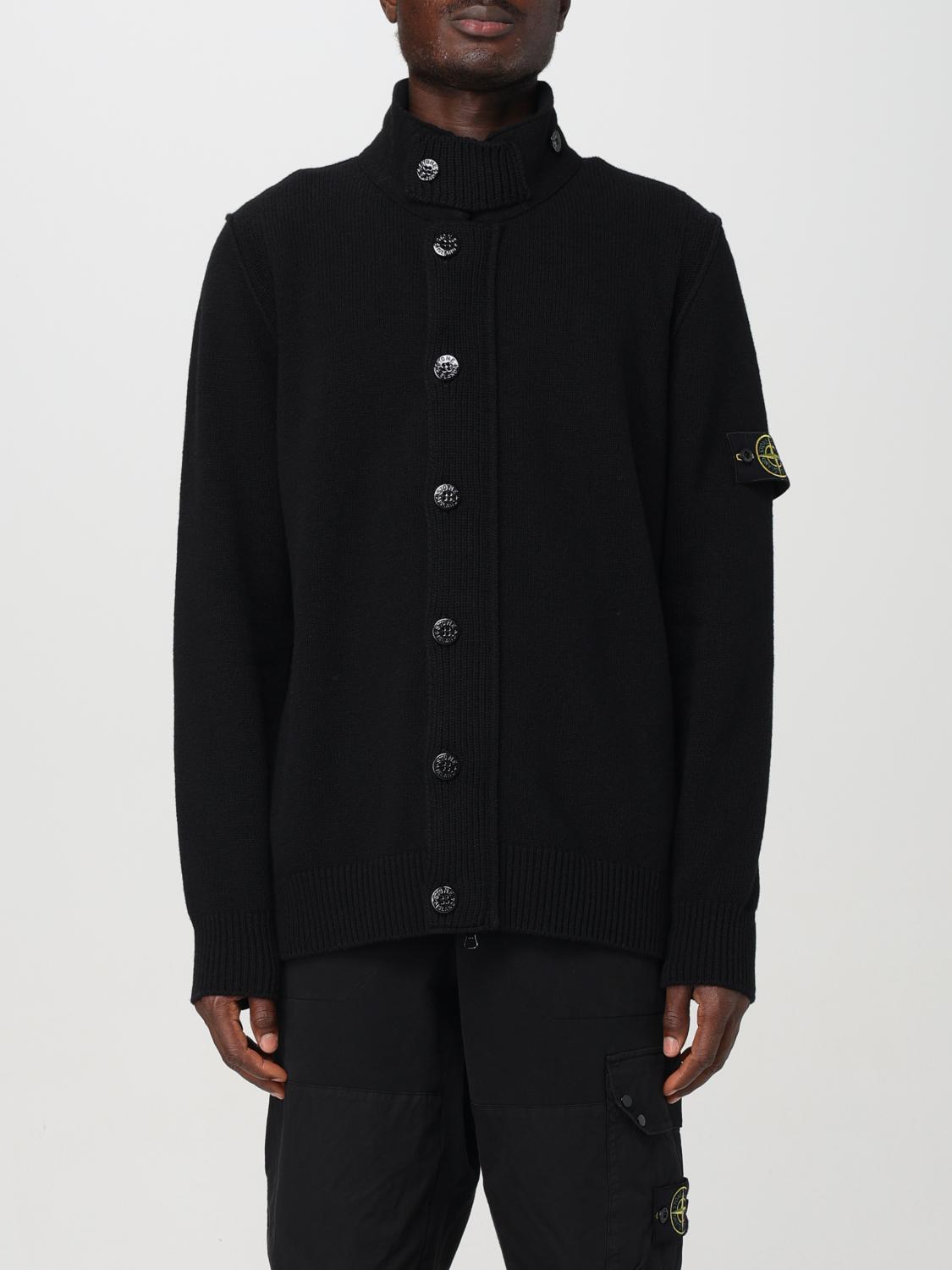 STONE ISLAND STRICKJACKE: Pullover herren Stone Island, Schwarz - Img 1
