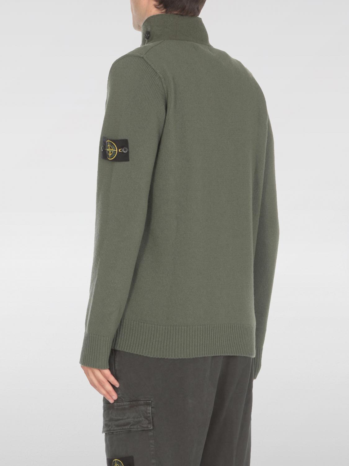 STONE ISLAND STRICKJACKE: Pullover herren Stone Island, Grün - Img 3