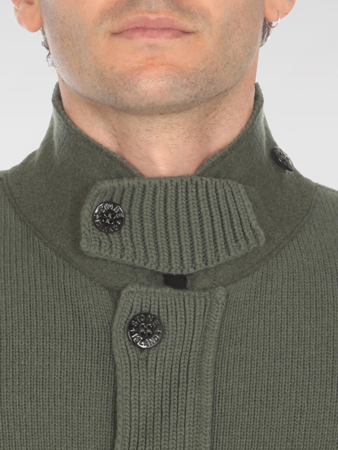 STONE ISLAND STRICKJACKE: Pullover herren Stone Island, Grün - Img 4