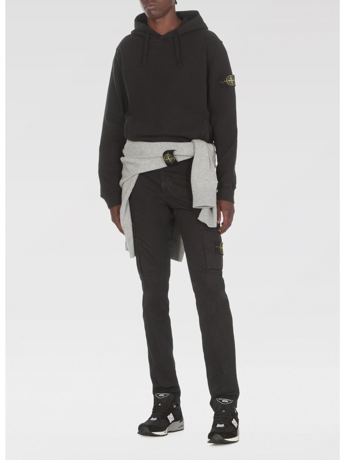 STONE ISLAND STRICKJACKE: Pullover herren Stone Island, Grau - Img 1