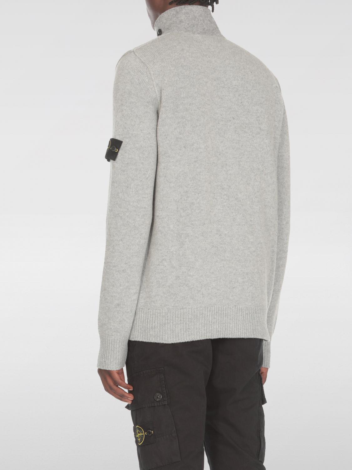 STONE ISLAND STRICKJACKE: Pullover herren Stone Island, Grau - Img 2