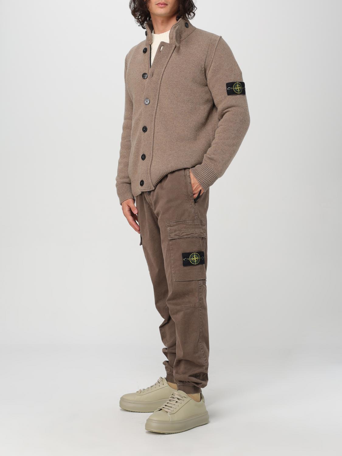STONE ISLAND STRICKJACKE: Pullover herren Stone Island, Braun - Img 2