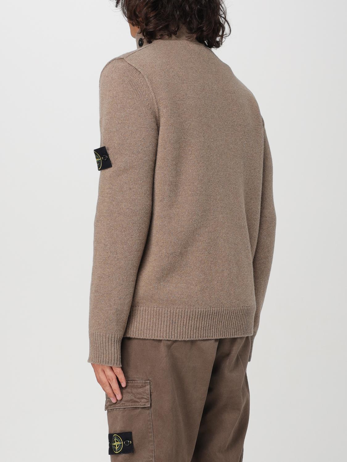 STONE ISLAND STRICKJACKE: Pullover herren Stone Island, Braun - Img 3