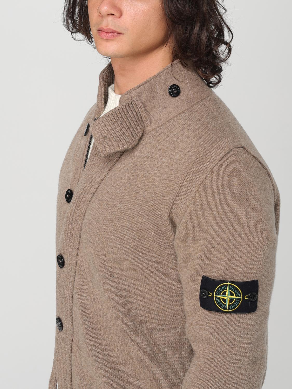 STONE ISLAND STRICKJACKE: Pullover herren Stone Island, Braun - Img 5