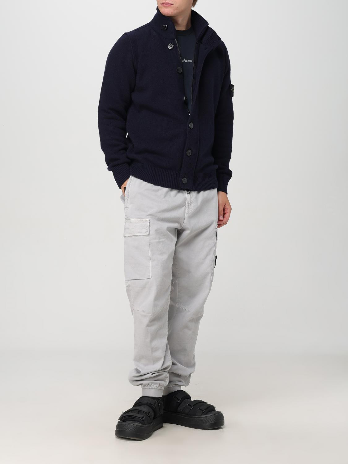 STONE ISLAND STRICKJACKE: Pullover herren Stone Island, Navy - Img 2