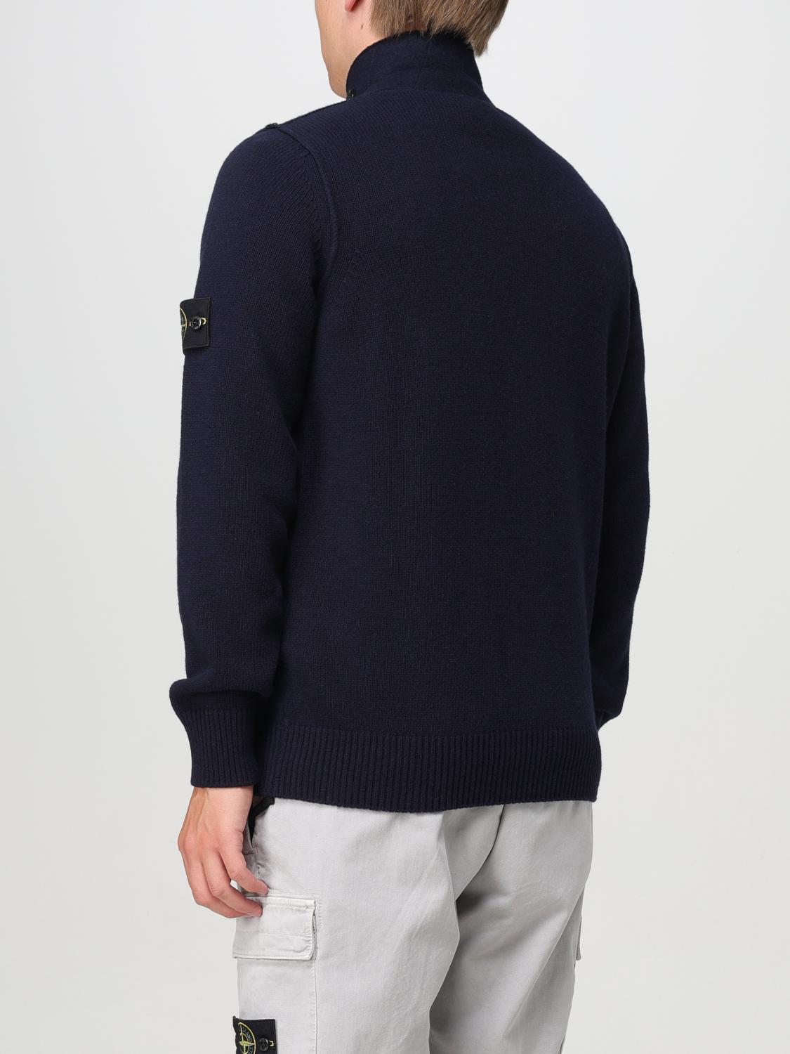 STONE ISLAND STRICKJACKE: Pullover herren Stone Island, Navy - Img 3