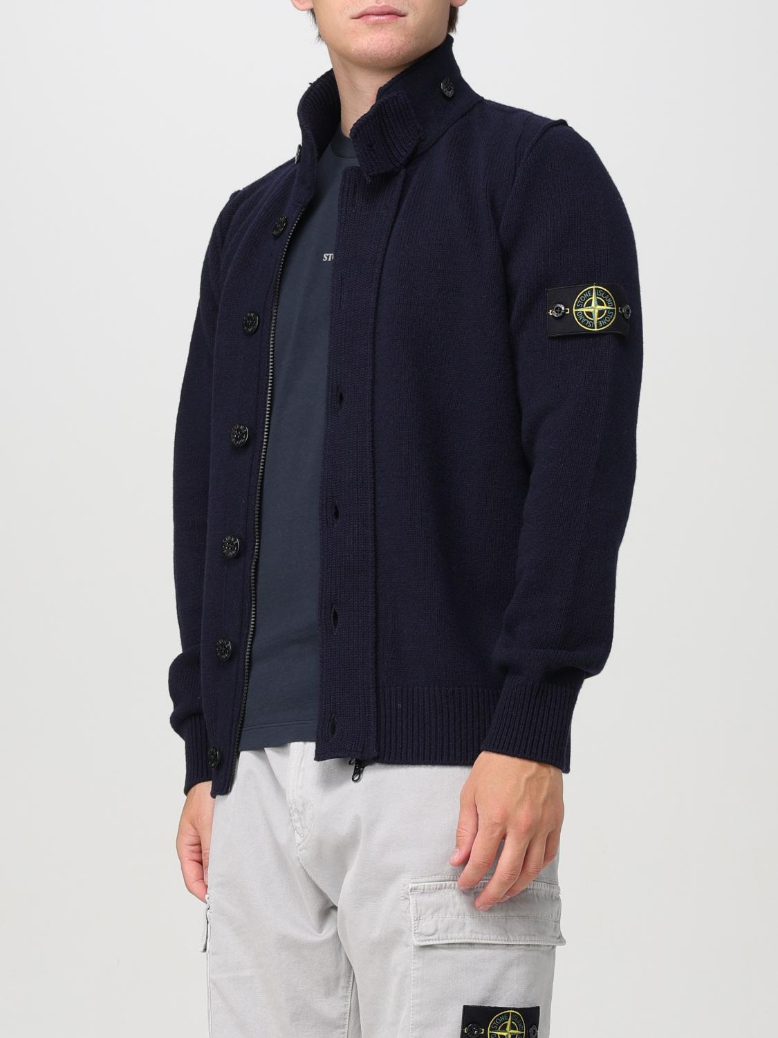 STONE ISLAND STRICKJACKE: Pullover herren Stone Island, Navy - Img 4