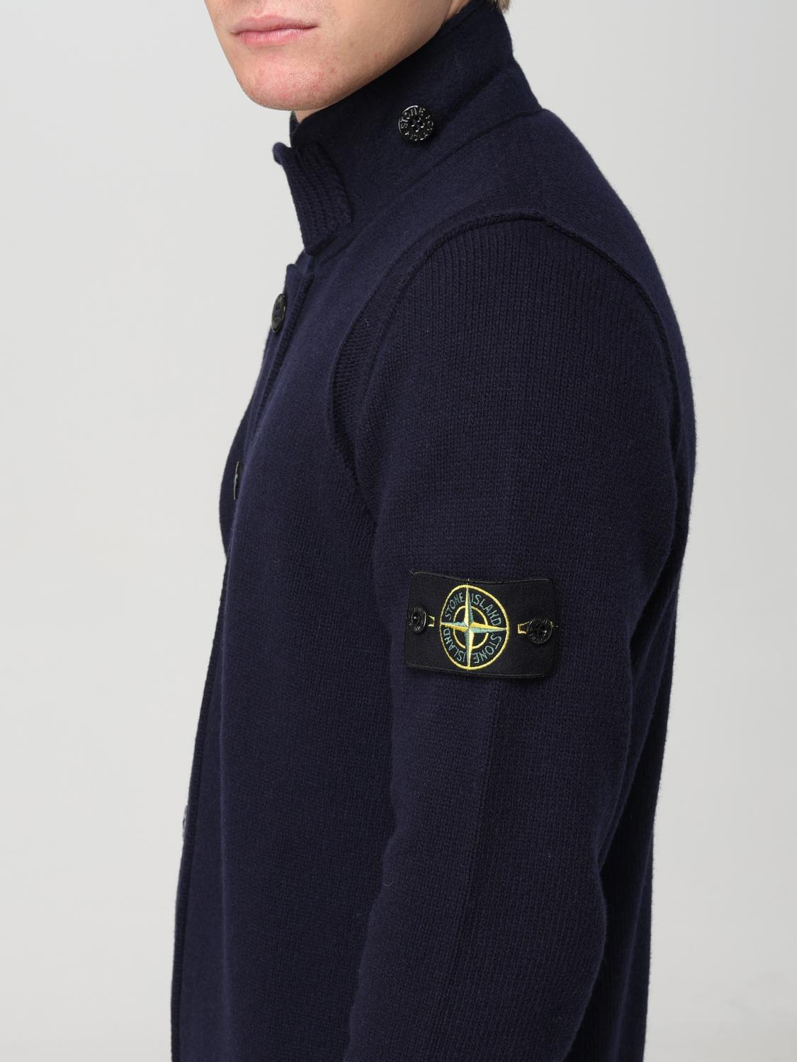 STONE ISLAND STRICKJACKE: Pullover herren Stone Island, Navy - Img 5
