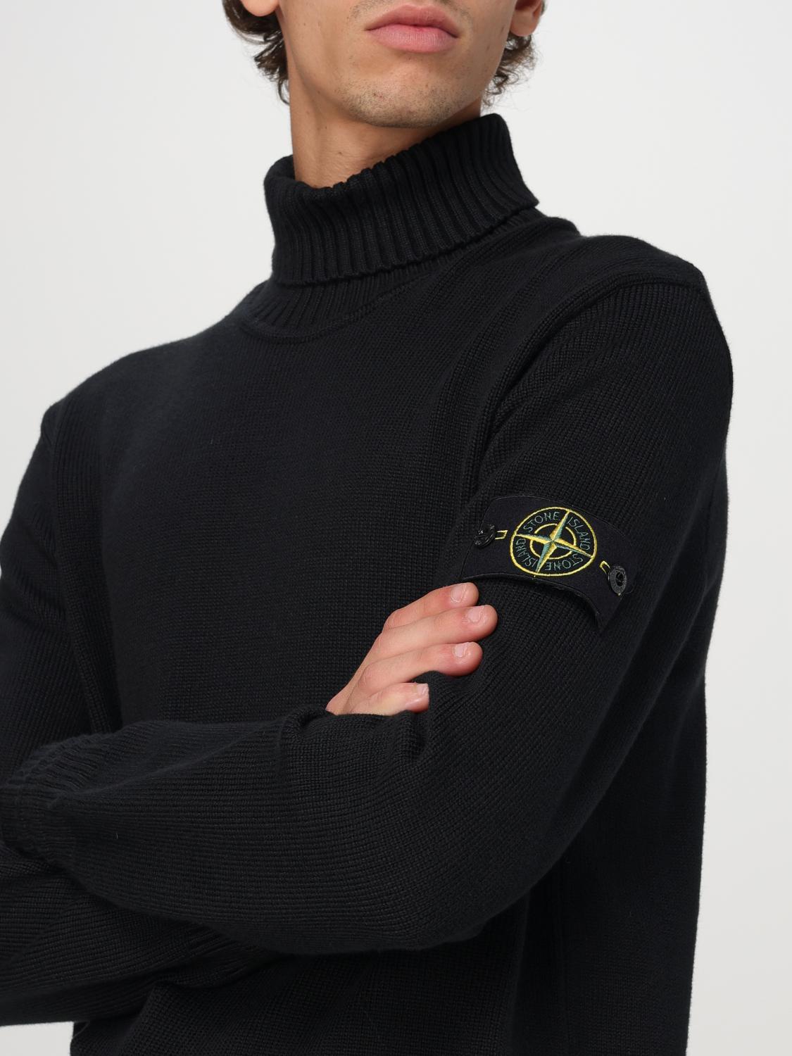 STONE ISLAND JERSEY: Jersey hombre Stone Island, Negro - Img 5