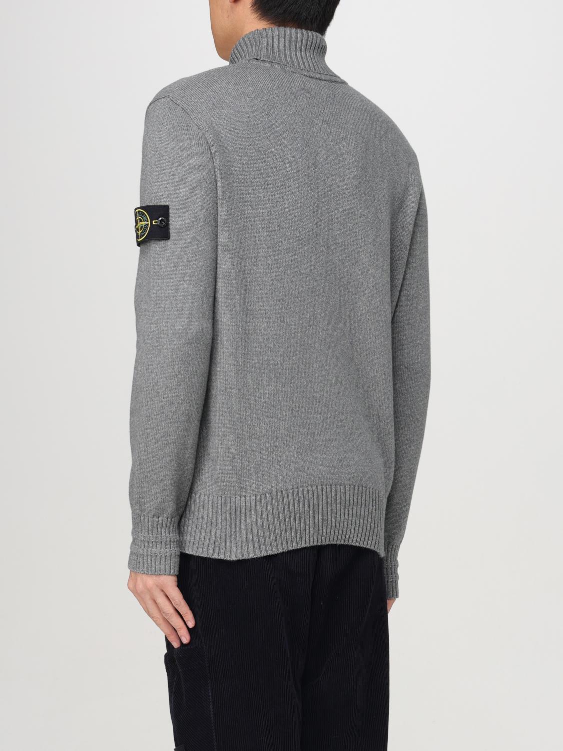 STONE ISLAND PULLOVER: Pullover herren Stone Island, Grau - Img 3