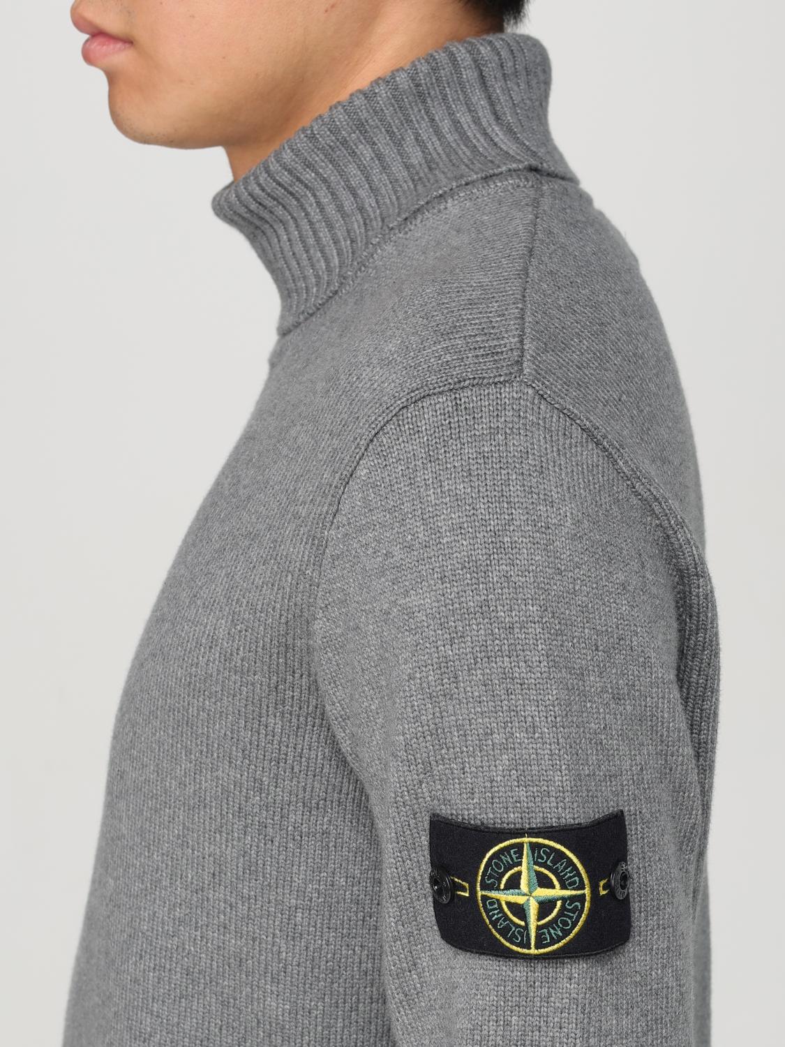 STONE ISLAND JERSEY: Jersey hombre Stone Island, Gris - Img 5